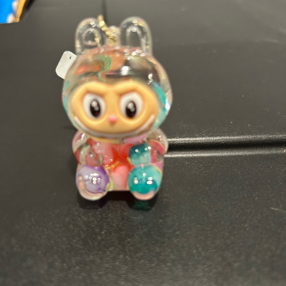 Labubu Keychain  in Clear and multi Color
